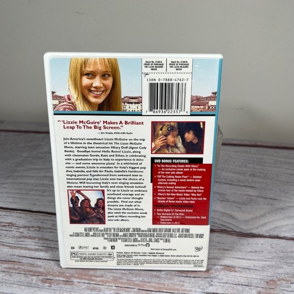 The Lizzie McGuire Movie - DVD - Like New - Picture 2 of 2